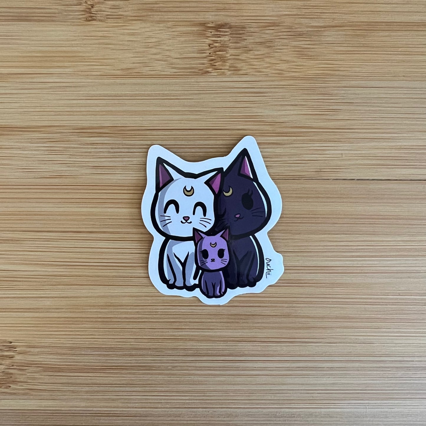 Moonie Kitties Sticker