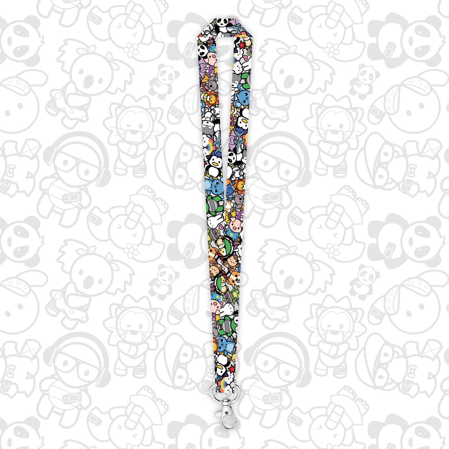 Ouchii Characters Lanyard